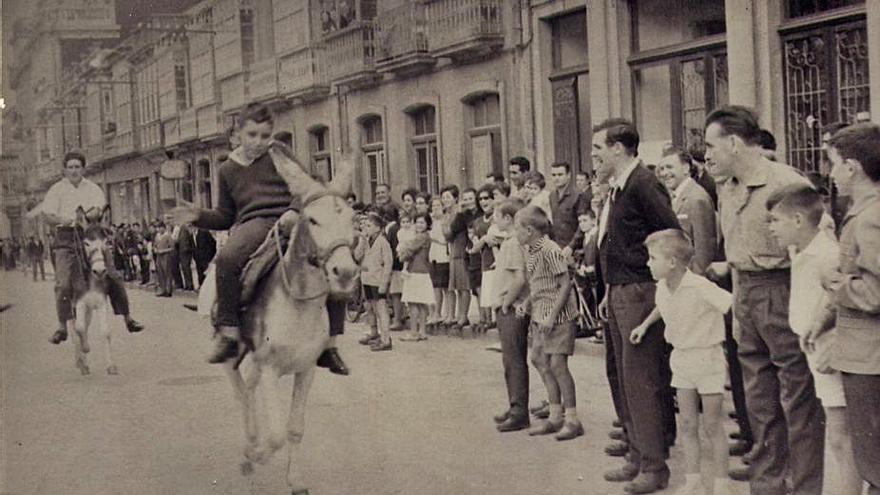 Las carreras de burros, otro clásico del San Paio.