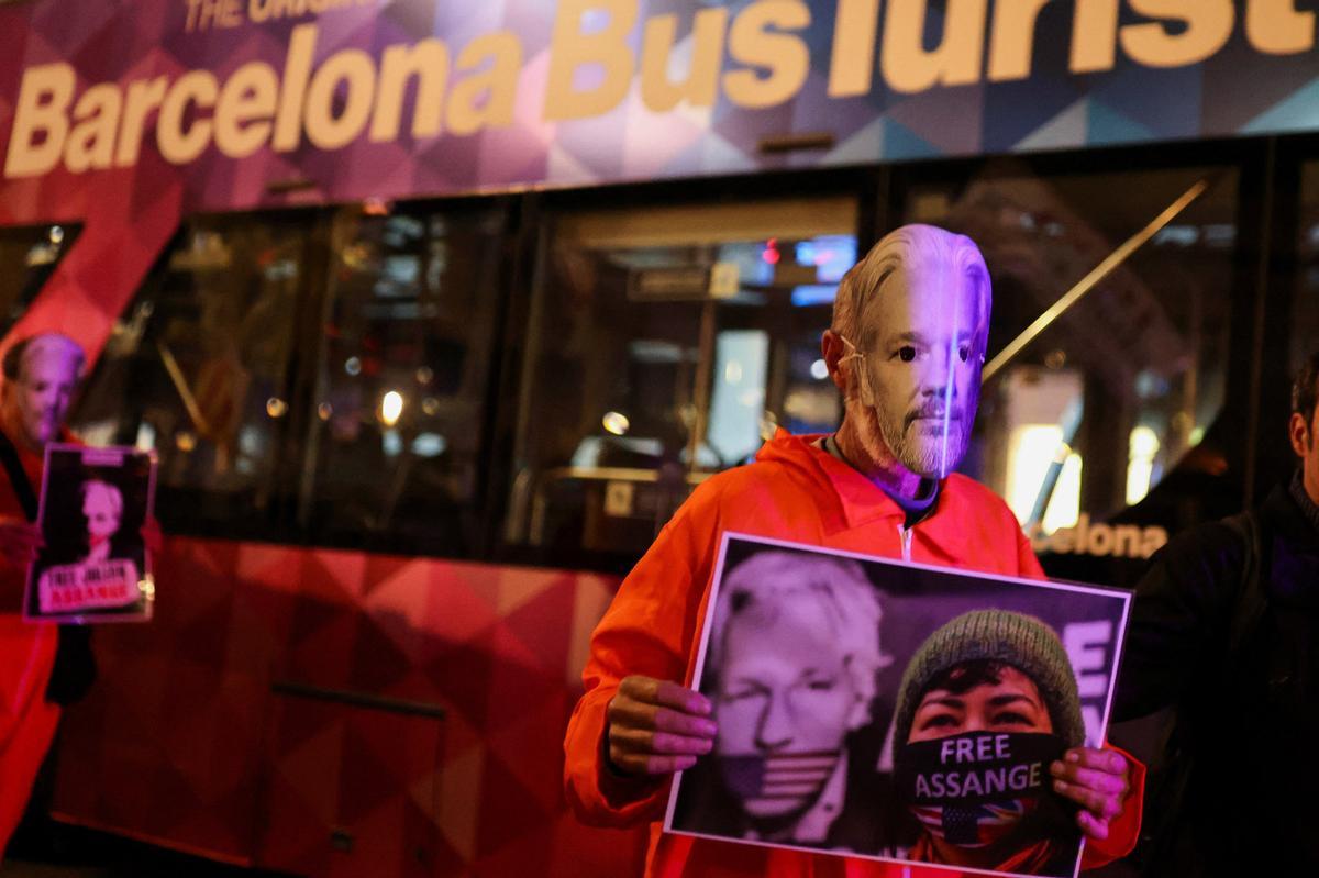 Multiples concentraciones por la libertad de Julian Assange