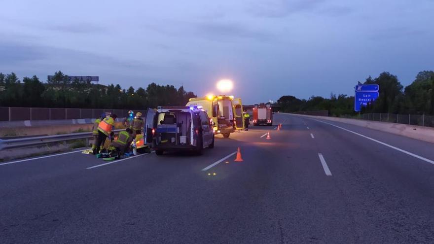 Mor un vianant atropellat a l&#039;AP-7 a l&#039;altura de Salt