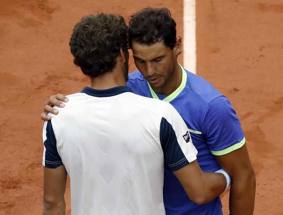 Partido de cuartos de final de Roland Garros entre Nadal y Carreño