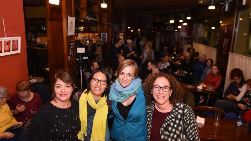 María Giménez, Lisbeth A. Miranda, Tania Sánchez y Alicia Morales