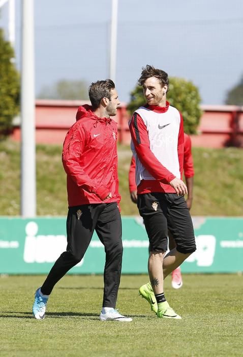 Entrenamiento del Sporting 19/04/2017