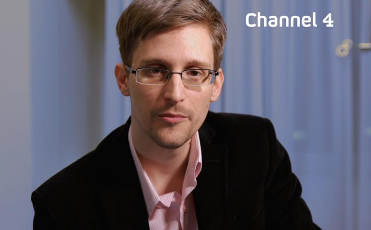 Edward Snowden, el desembre passat, durant una entrevista amb el Canal 4 britànic.