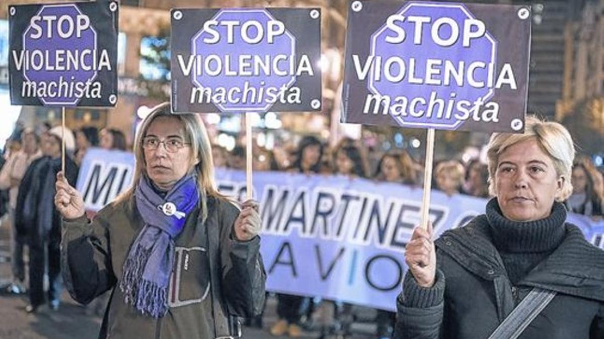Manifestación celebrada en Valencia el pasado 25 de noviembre, con motivo del Día Internacional contra la Violencia Machista.