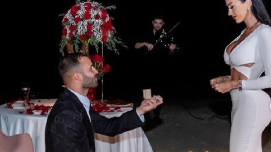 Jesé Rodríguez pide matrimonio a Aurah Ruiz.