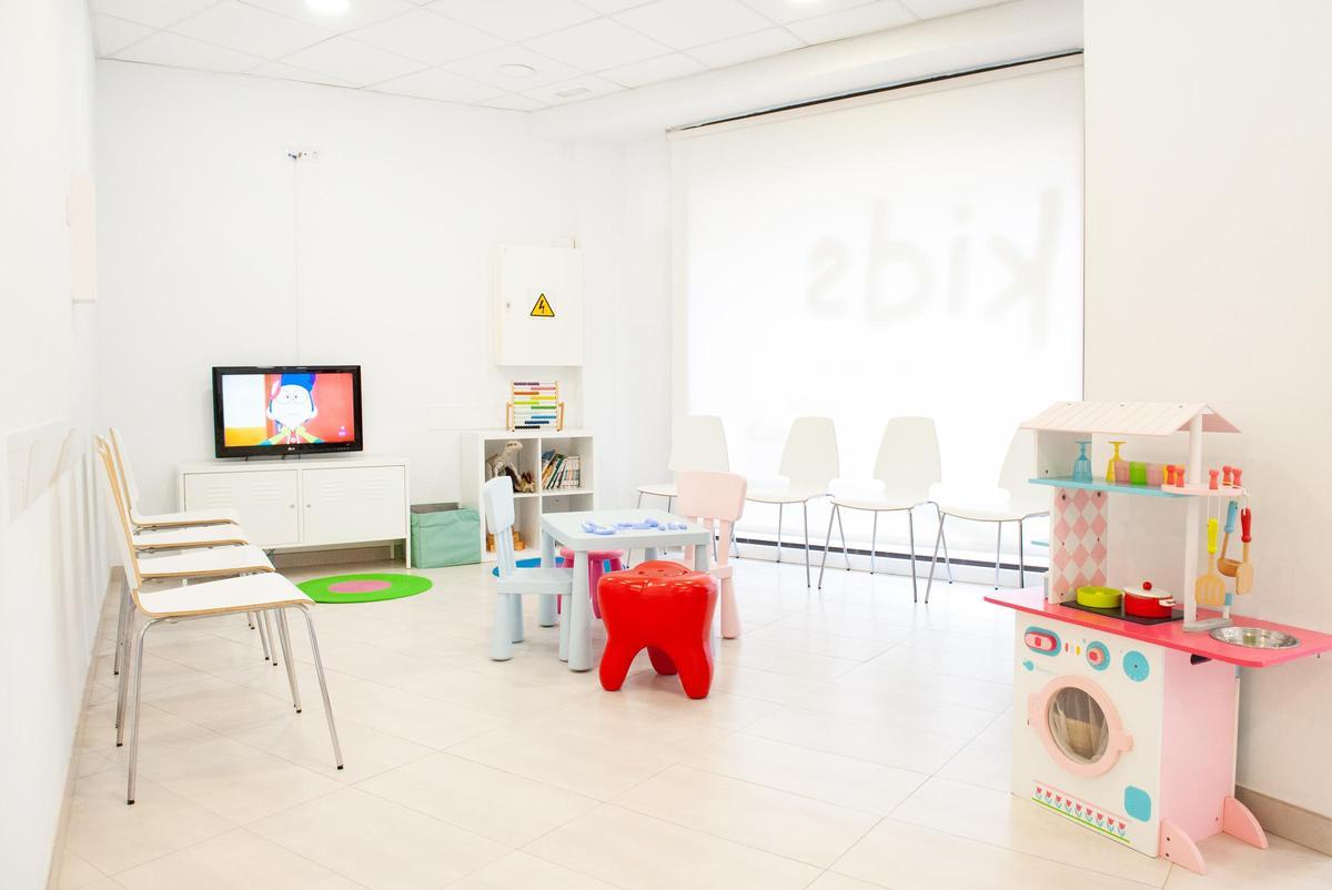 Juaneda Dental Kids dispone de un espacio confortable para los más pequeños.