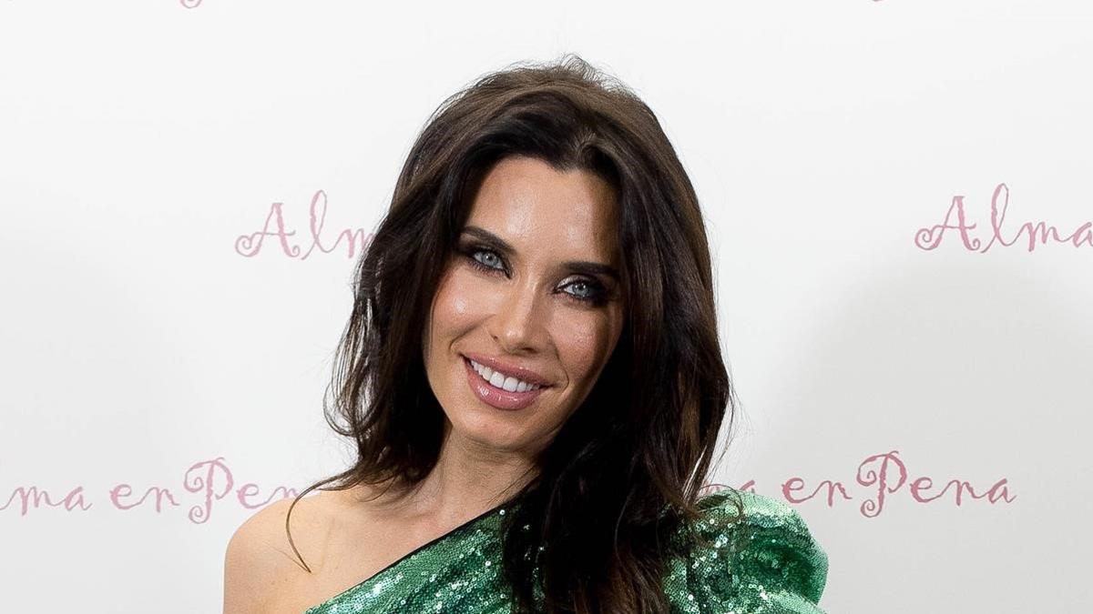 Pilar Rubio, ayer, en Madrid