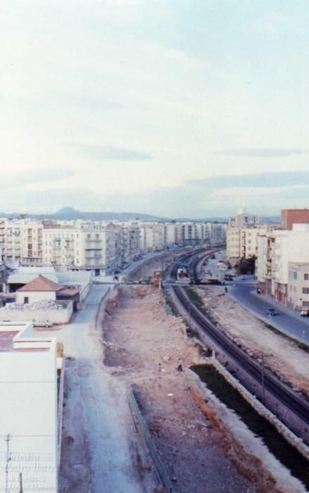 El soterramiento de la vía, en la Avenida de la Libertad