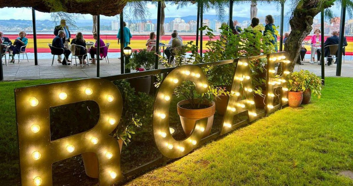 Detalles de la zona al aire libre de las instalaciones de la entidad gijonesa.