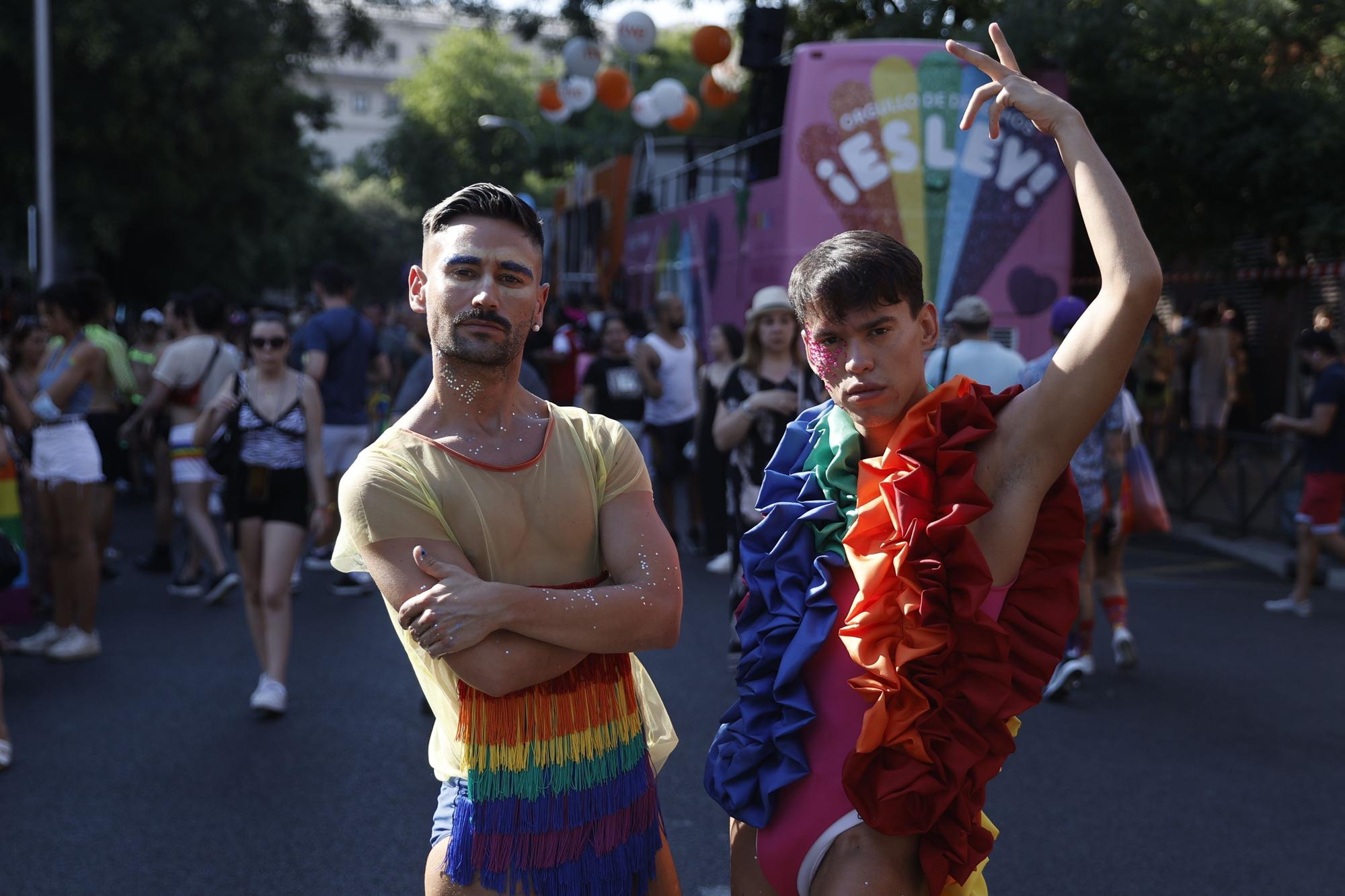 Manifestación del Orgullo 2022 en Madrid