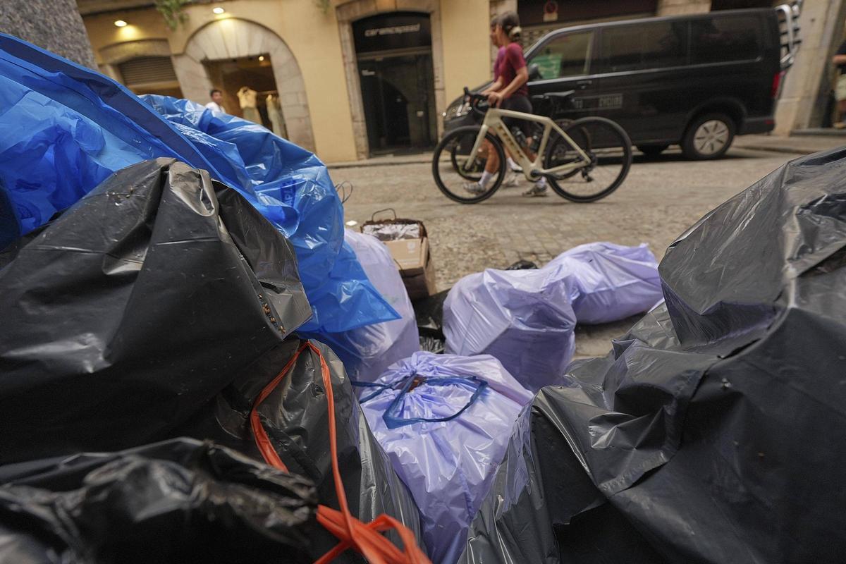 Les imatges dels efectes de la vaga d'escombriaires a la ciutat de Girona