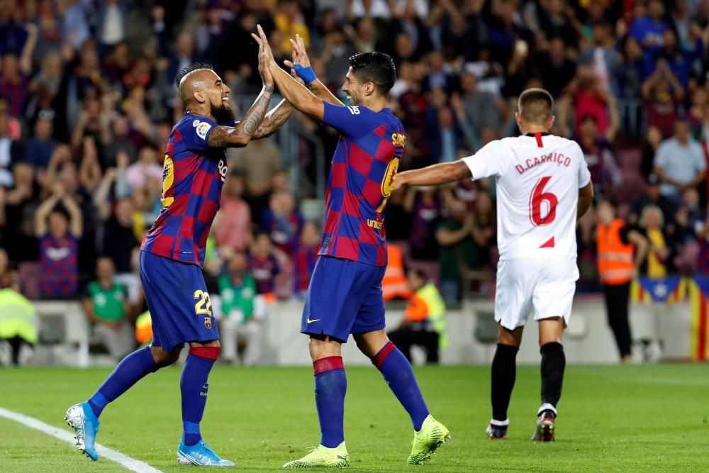 Les millors imatges del partit Barça - Sevilla