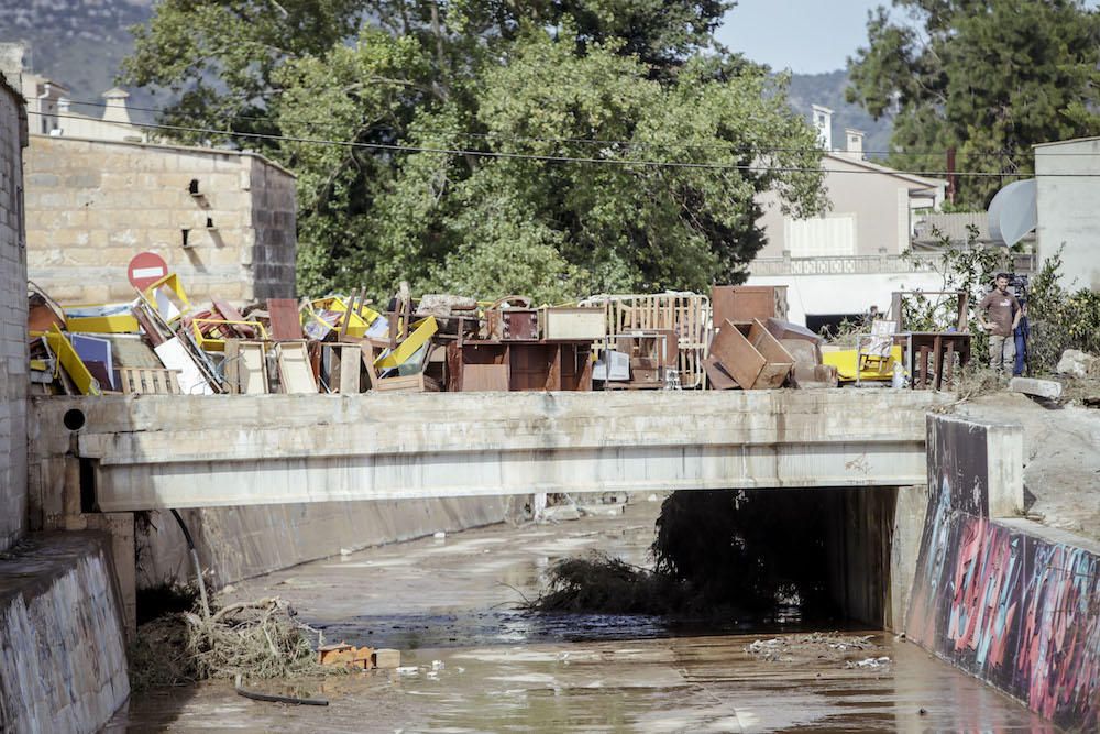 Así fue el segundo día tras las inundaciones en Sant Llorenç