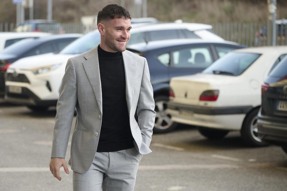 Javi Galán, en Pamplona.