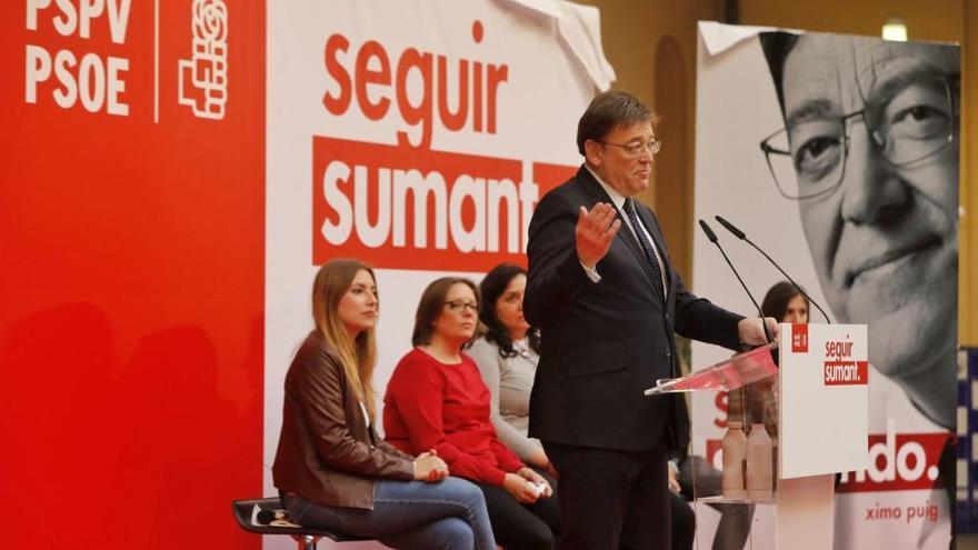 &quot;Seguir sumant&quot;: el lema de Puig que recuerda a la campaña de Sánchez