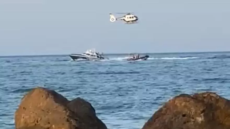 Persecución por mar y aire frente a la costa de Cullera