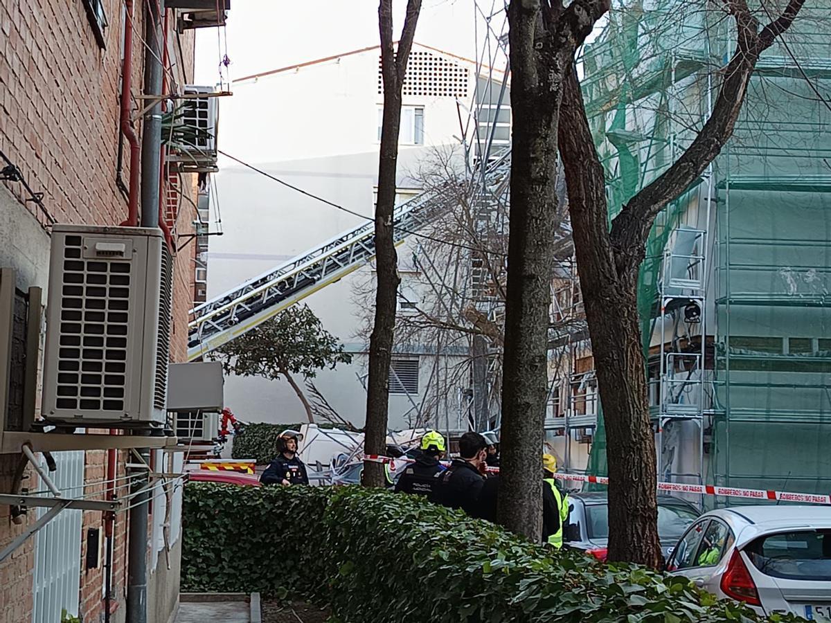 Una explosión de gas en Carabanchel deja un muerto y varios heridos.