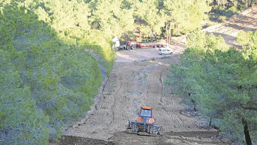 La Junta aplica la nueva política de prevención de incendios interviniendo en los montes privados