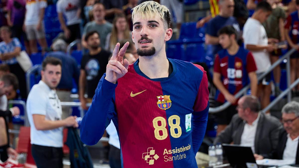 Petar Cikusa, jugador del Barça de balonmano