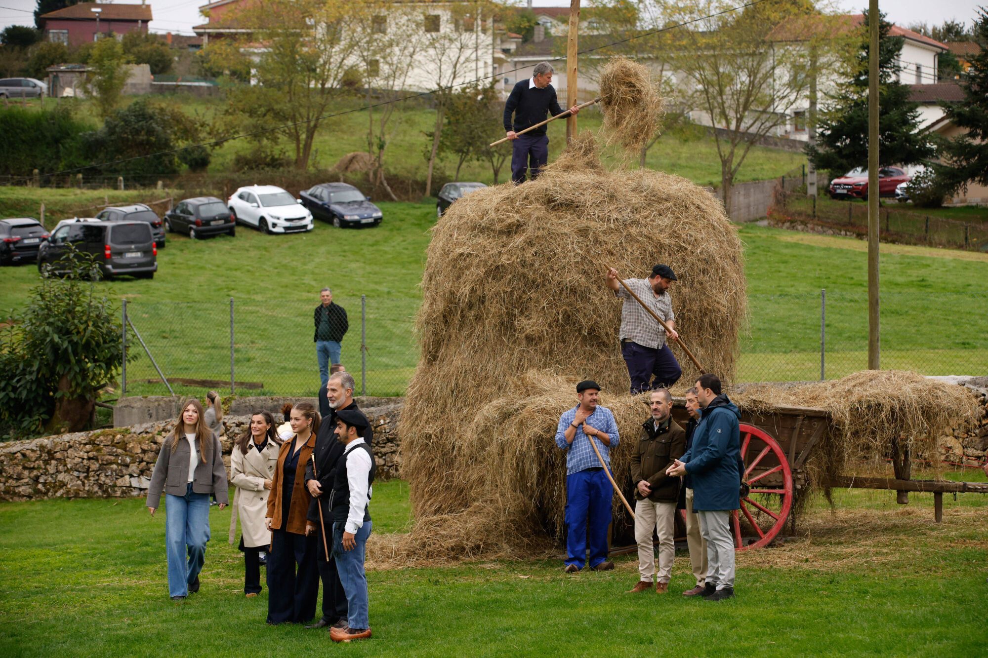  Así fue la visita de la Familia Real a Valdesoto para entregar el premio "Pueblo Ejemplar" de Asturias 2025