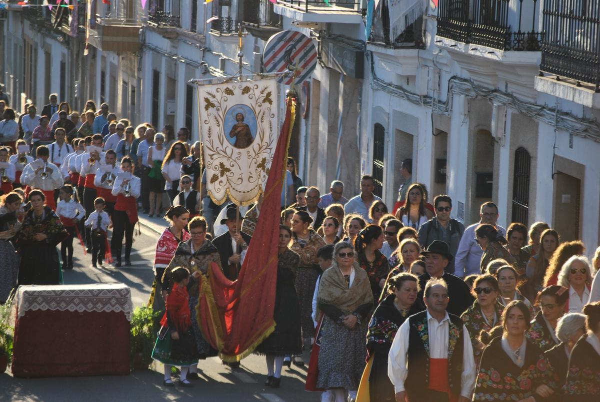 Procesión de San Isidro en Malpartida de Cáceres.