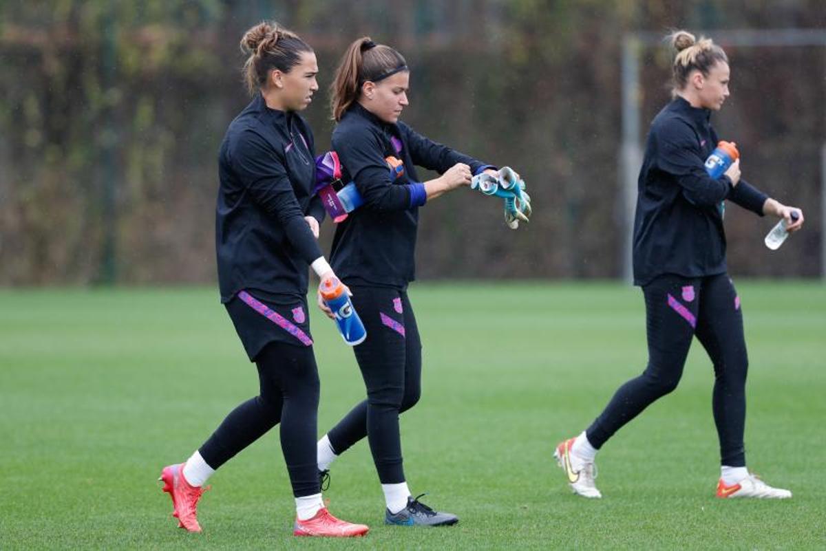 Las mejores imágenes del último entrenamiento del Barça antes del debut en Champions