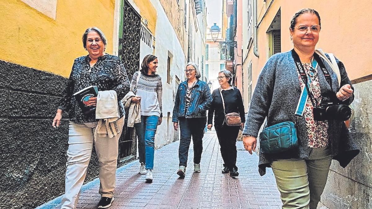 Ortega, Alomar, Martínez, Arreba y De León, en una de sus calles de actuación