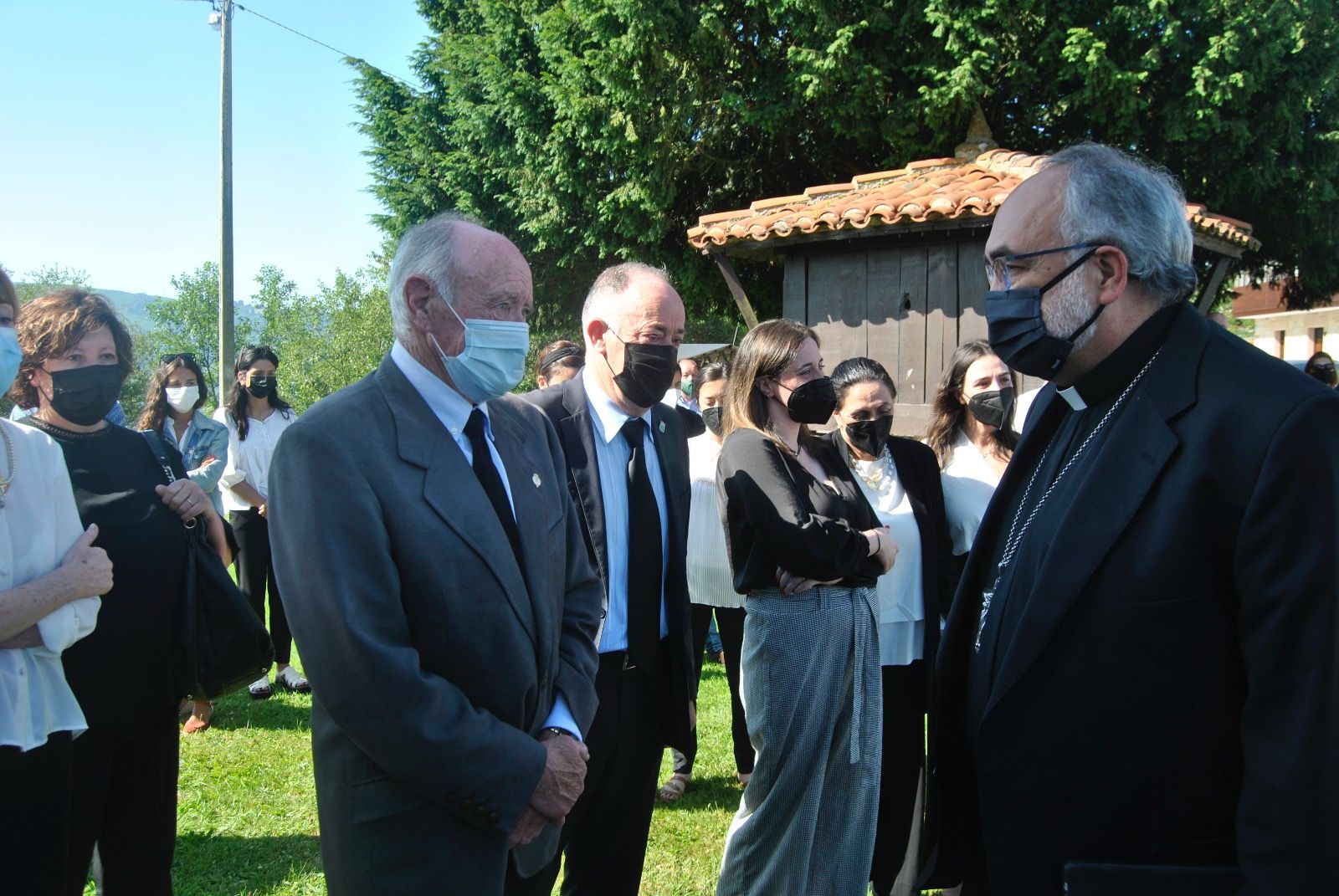 Funeral en El Cutu por el transportista fallecido, Iván Martínez Llosa