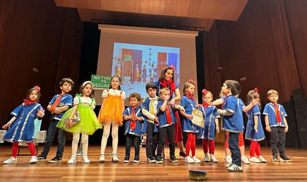 Un momento del Festivalga, la cita con la música donde los niños son los teloneros de Eurovisión.