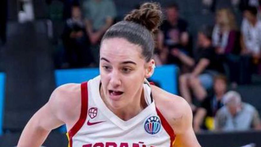 Iyana Martín, en un partido con España. | E. P.