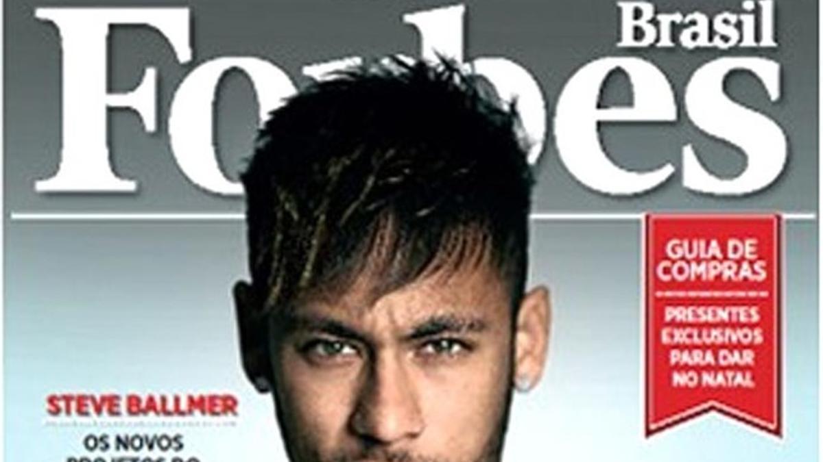 Neymar, protagonista en &quot;Forbes Brasil&quot;