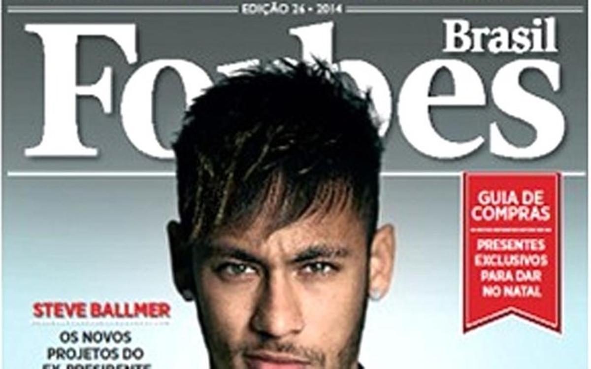 Neymar, protagonista en "Forbes Brasil"