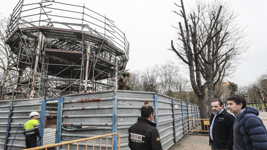 El kiosco del Bombé, asignatura pendiente del Campo, se reforma tras siete años de espera