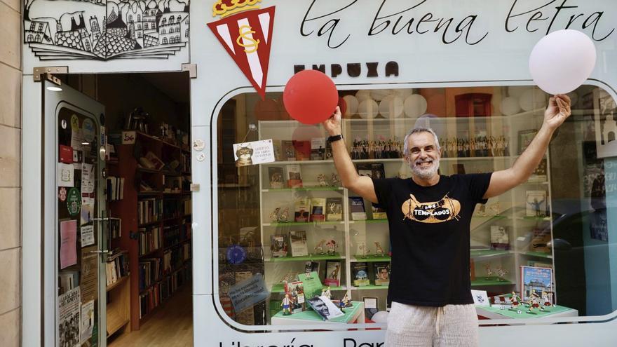 Goleada rojblanca tras el cristal: el Sporting, el derbi y el doble triunfo de los comercios de Asturias