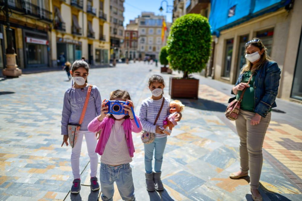 Así ha sido el primer día de desconfinamiento para los niños de Cartagena