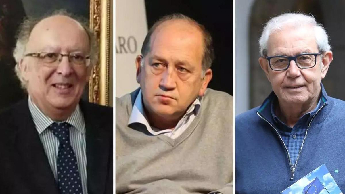 Laxe, Leiceaga y Touriño, tres de los hombres que se han sumado al manifesto de mujeres del PSdeG-PSOE.