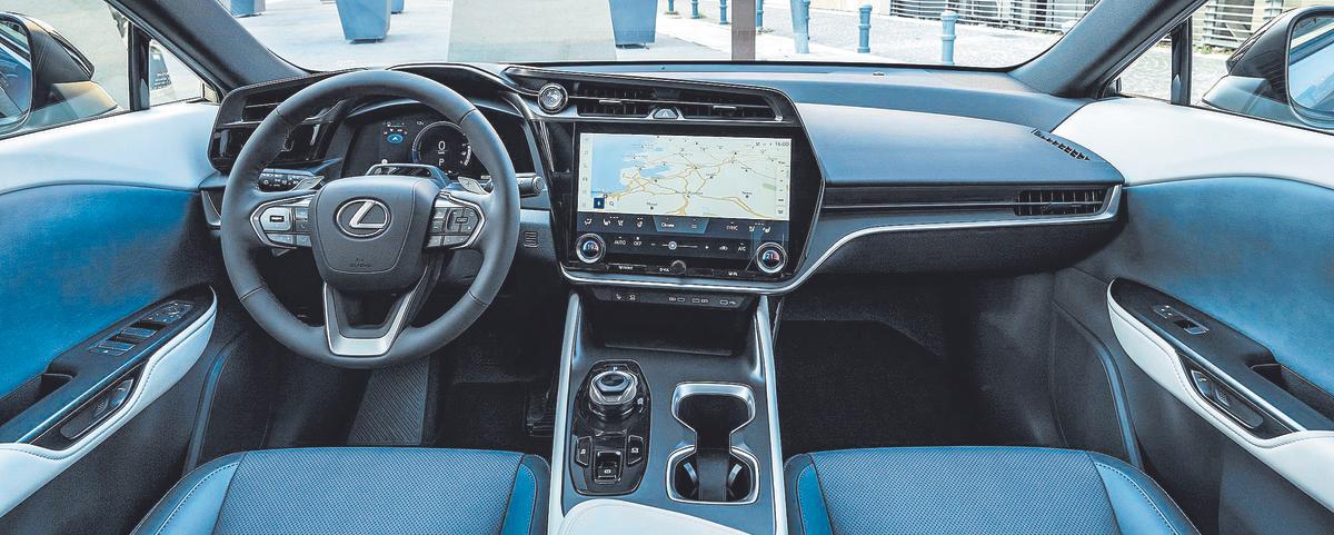 Interior del nuevo Lexus RZ 450e