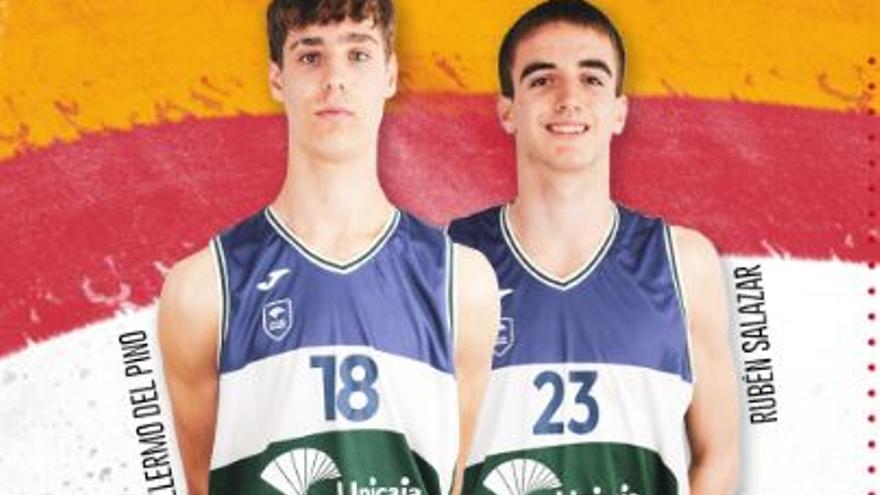 Guillermo del Pino y Rubén Salazar, convocados por la selección española Sub-16