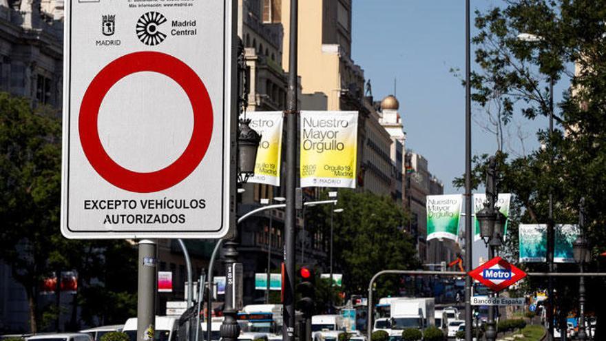 TrÃ¡frico en Madrid Central.