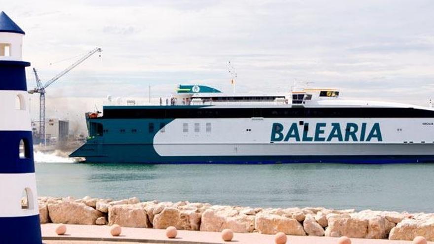 Baleària cancela el ferry Ibiza-Palma por un problema técnico
