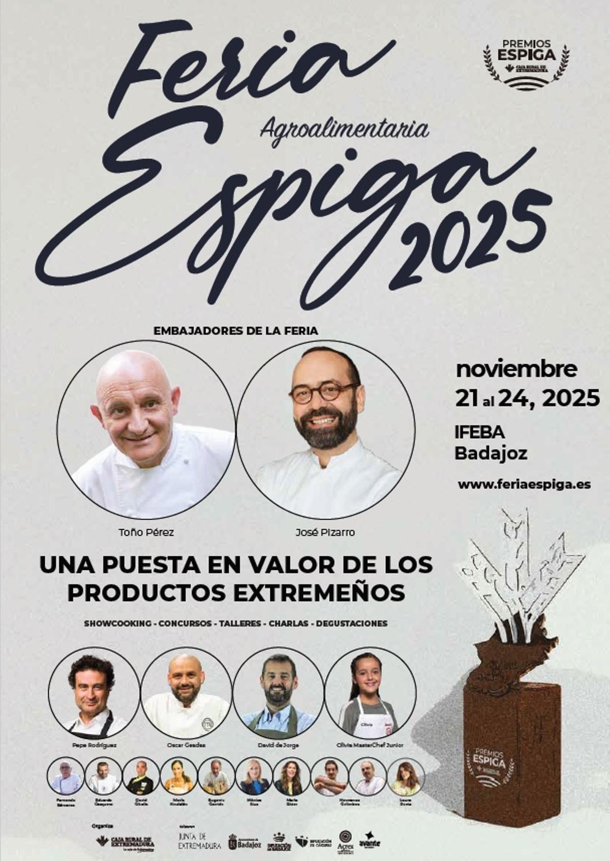 Cartel de la II feria Agroalimentaria Espiga.