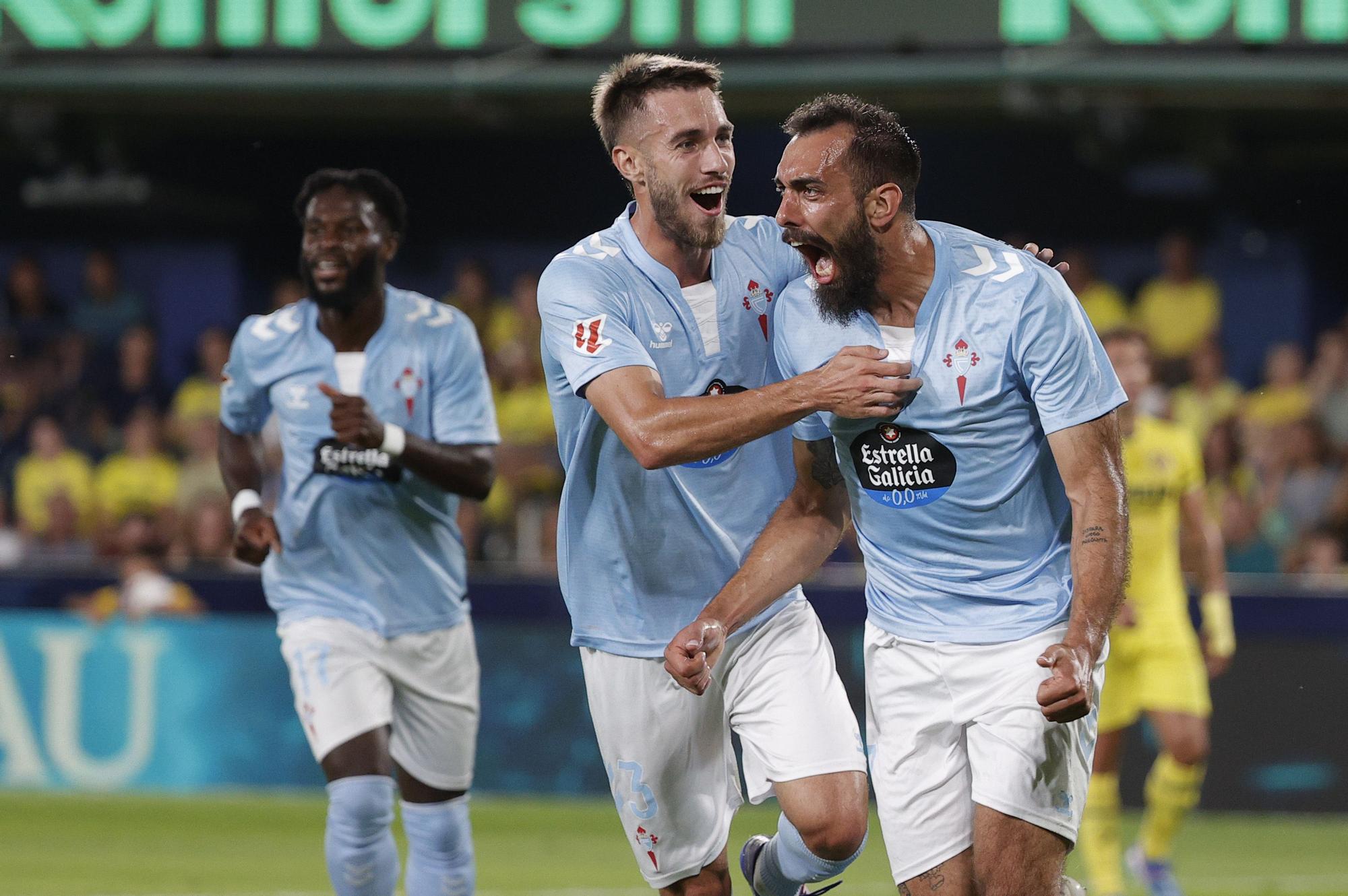 El Celta impone su pegada en el primer tiempo ante el Villarreal (1-2)