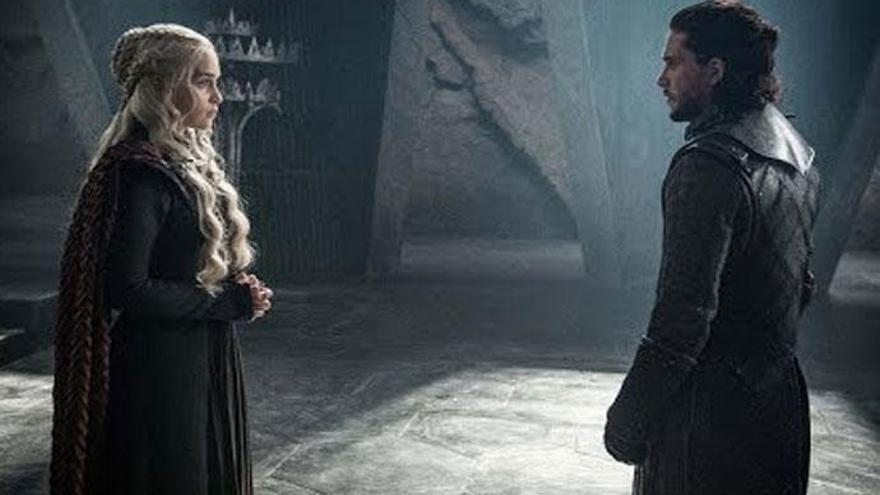 Jon Snow y Daenerys Targaryen