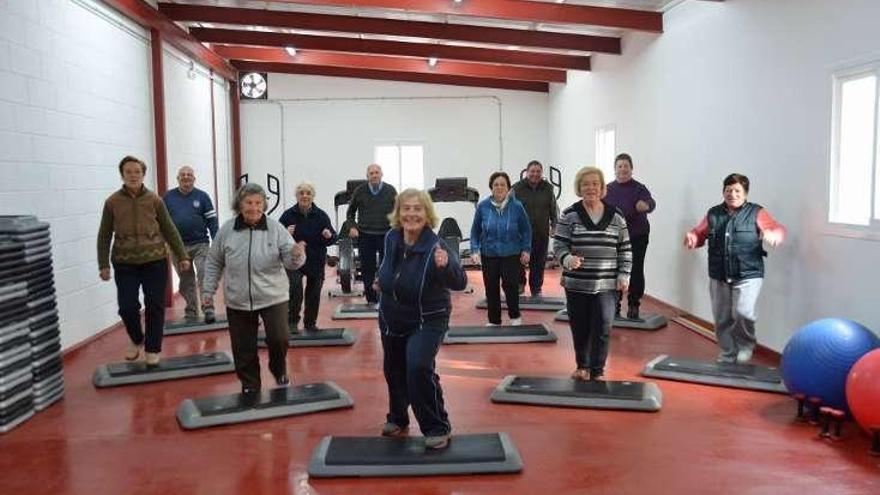 Actividades dentro del gimnasio. // FdV