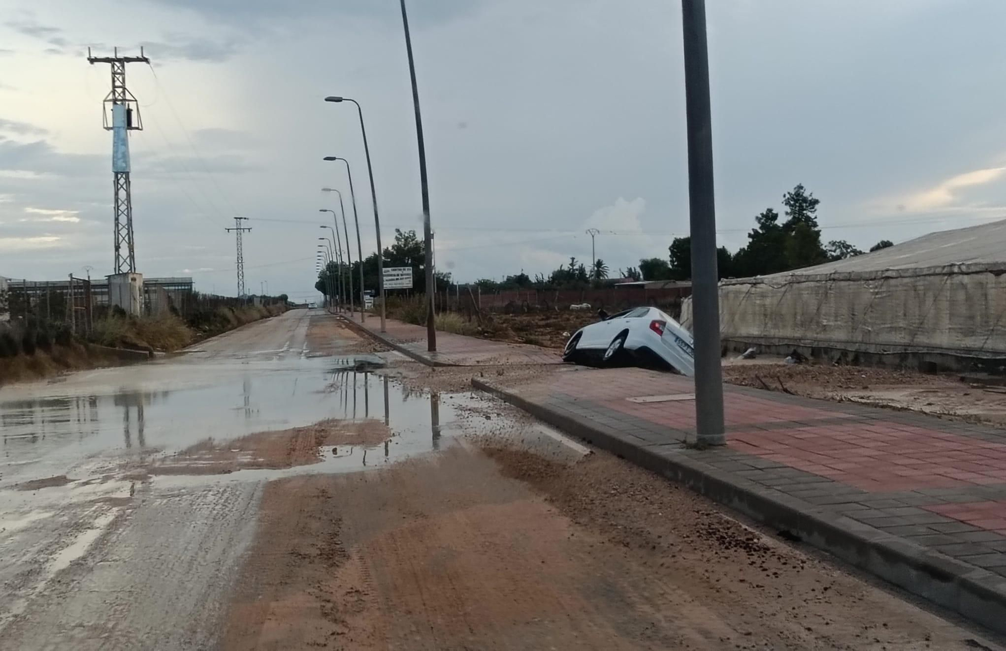 Los estragos de la dana Alice en el litoral de la Región, en imágenes