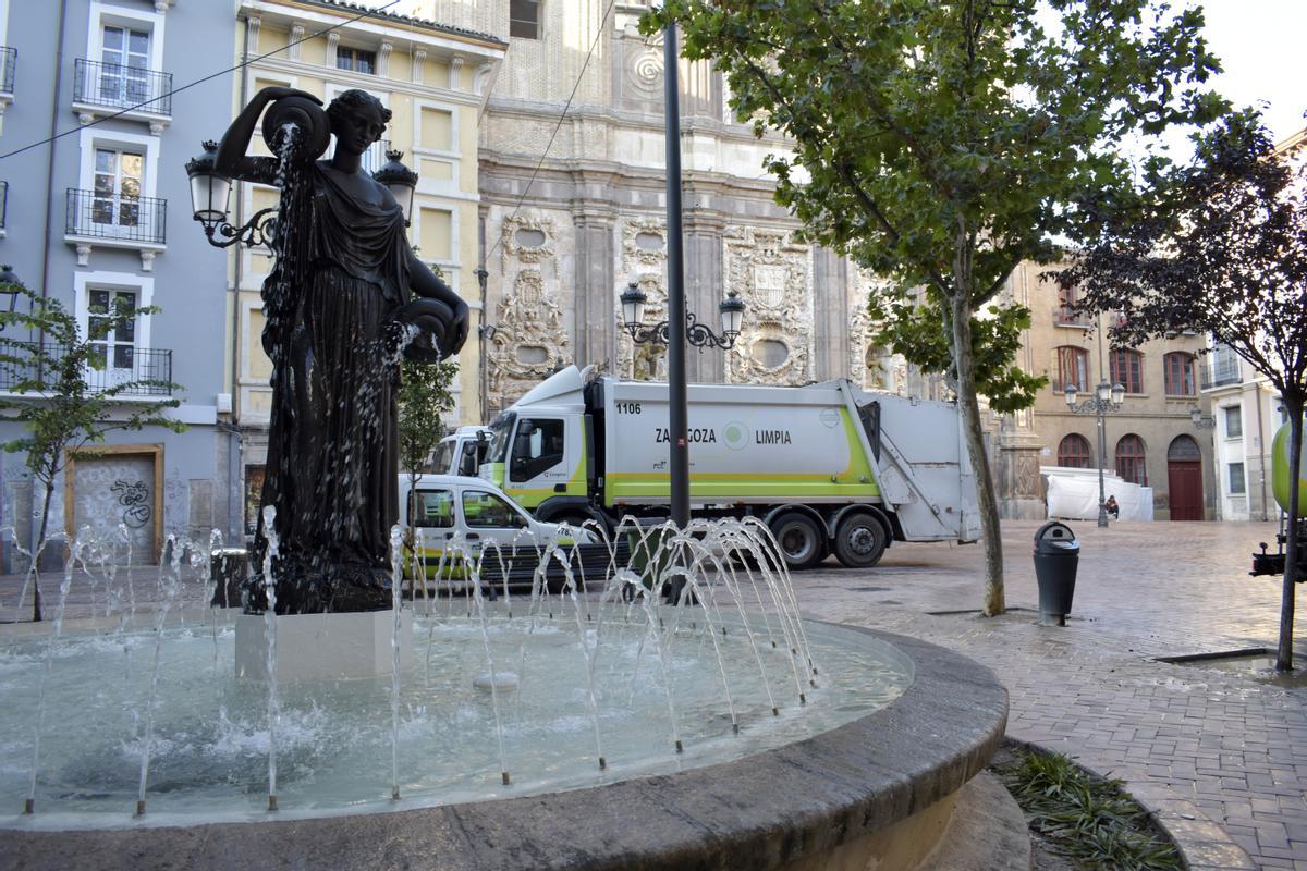 El hotel Catalonia sufre daños tras los disturbios en la madrugada del Pilar