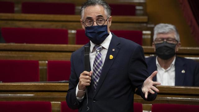 Ramon Tremosa durante un pleno en el Parlament, en septiembre