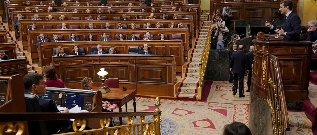 Sesión de control en el Congreso de los Diputados.