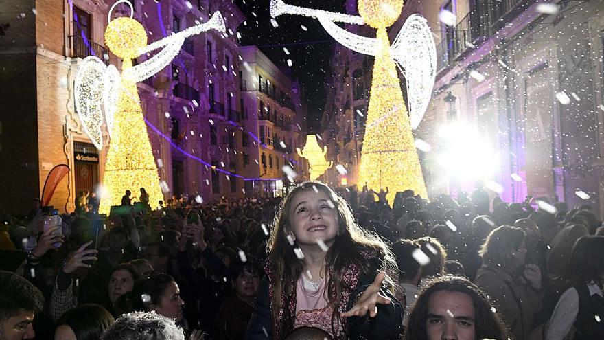 Así fue el encendido de luces navideño de Murcia, en imágenes