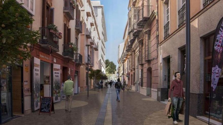 El Ayuntamiento de Málaga proyecta peatonalizar el Soho al completo
